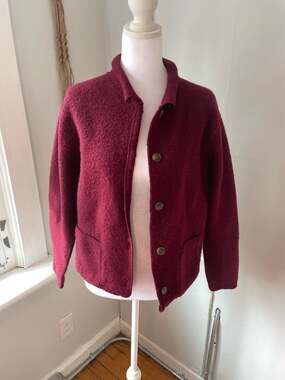GH Bass & Co Women’s Red Wool Jacket Size S